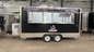 パーソナライズされた 移動式 食品トレーラー トラック スクエア スナック 茶屋 夕食車
