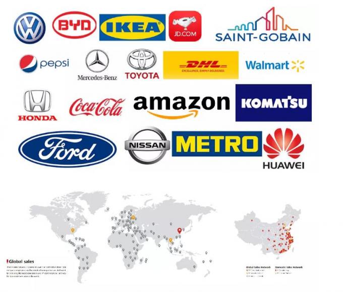 高効率の電動パレットスタッカー 1.5t 負荷帯 16