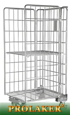 Q235 鋼製の倉庫 ローリングケージ ロジスティック トロッキー