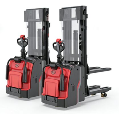 EP重用リチウムイオンスタッカー 折りたたむプラットフォーム 1600kg RSL161 24V/280Ah バッテリー& 24V/100A 充電器