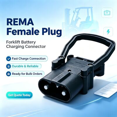 EC320A 男性 女性フォークリフト バッテリーコネクタ REMAスタイル 電気フォークリフト パレットトラック用の酸性産業用電源充電プラグソケット