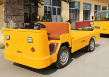 インテリジェント電気制御 低速オープン電気自動車 2 座席と 60V/18A 搭載充電器付きの平床トレーラー