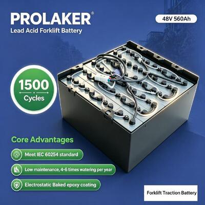 自動注水システムが付いている低メンテナンス 48V 560Ah トラクション バッテリー